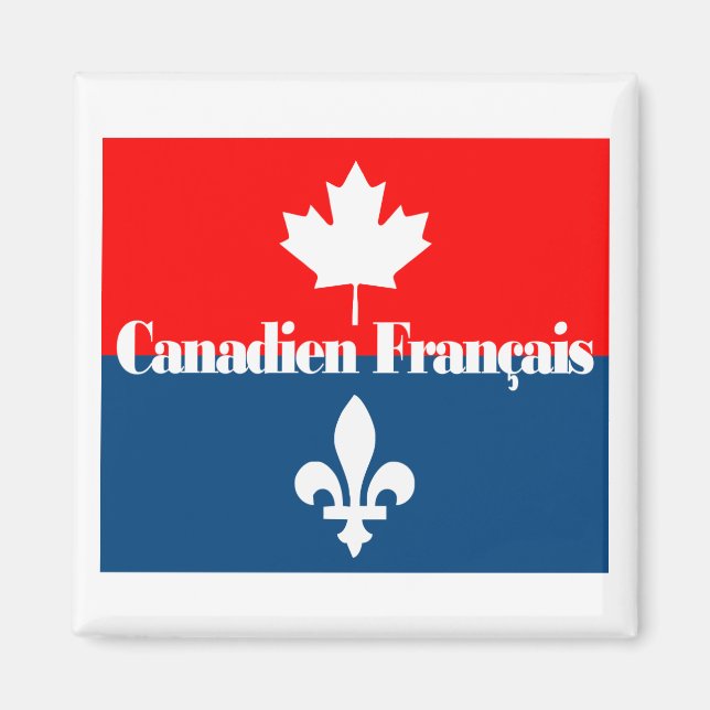 Imán Canadien Francais 2 (Frente)