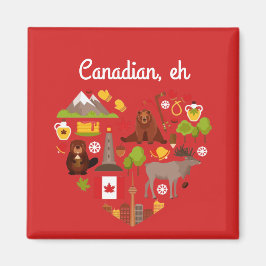 Imán Canadiense, eh. Corazón canadiense.