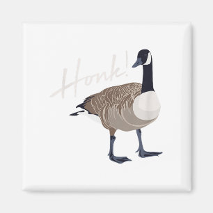 Imán Canadiense Shirt Honk Graciosa Cazadora de Aves G
