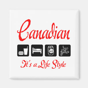 Imán Canadiense travieso