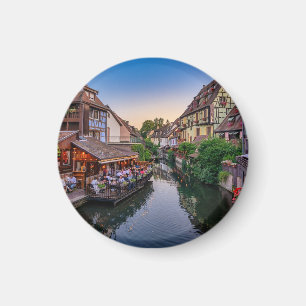 Imán Canal de agua de flores de Alsacia Francia