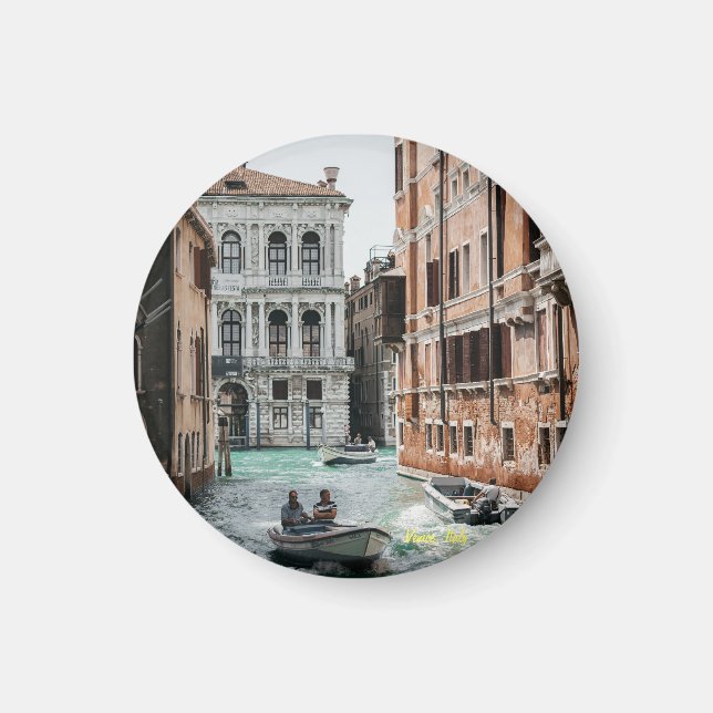 Imán Canal de Barco de Venecia (Frente)