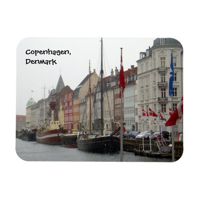 Imán Canal de Copenhague (Nyhavn) (Horizontal)