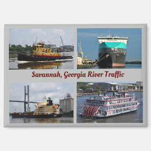 Imán Canal de navegación de Savannah, Georgia