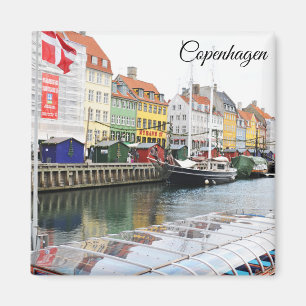 Imán Canal de Nyhavn en Copenhague, Danmark