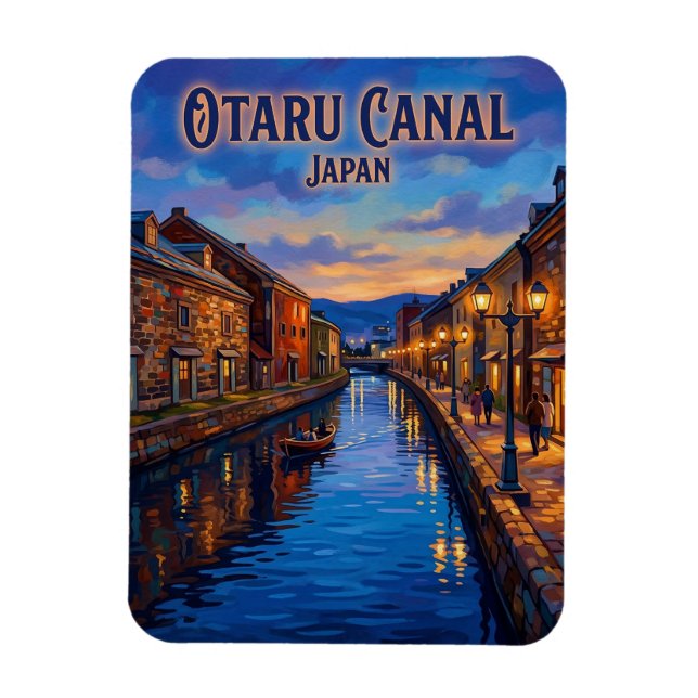 Imán Canal de Otaru Japón (Vertical)
