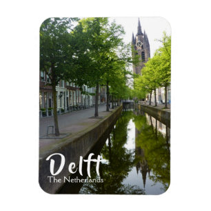 Imán Canal Delft y Oude Kerk