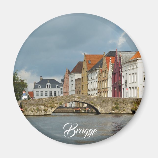 Imán Canal en Brujas, Bélgica (Frente)