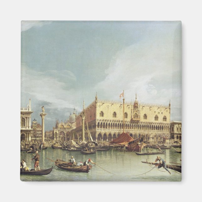 Imán Canaletto - El Molo, Venecia (Frente)