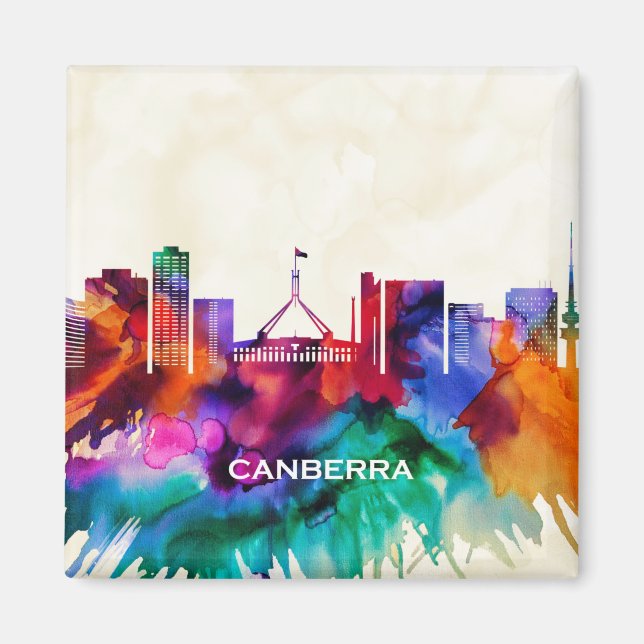 Imán Canberra Skyline (Frente)