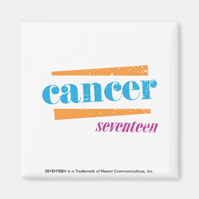 Imán Cancer Aqua (Frente)