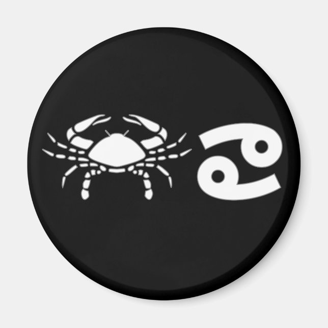 Imán Cáncer con símbolo (Frente)