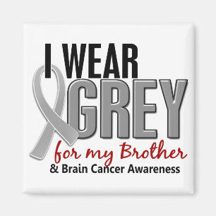 Imán CÁNCER de CEREBRO llevo el gris para mi Brother 1