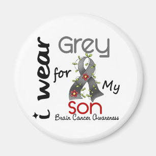 Imán Cáncer de cerebro llevo el gris para mi hijo 43