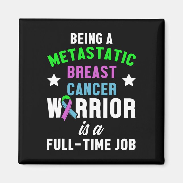 Imán Cáncer de Mama Metastásico Consciente de la Guerre (Frente)