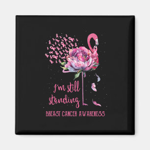 Imán Cáncer de mama Sigo parado Cinta de Flamingo