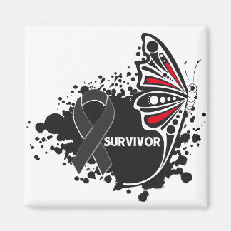 Imán Cáncer de piel abstracto de la mariposa del