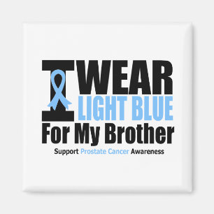 Imán Cáncer de próstata llevo azul claro para mi