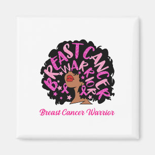 Imán Cáncer Guerrero Reina Mujer Negra Cinta Rosa Octob