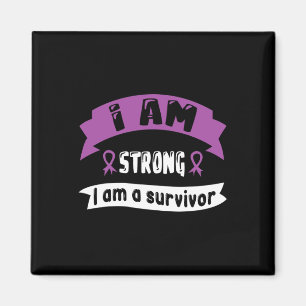 Imán Cáncer Pancreático Soy Fuerte Soy Sobreviviente 1