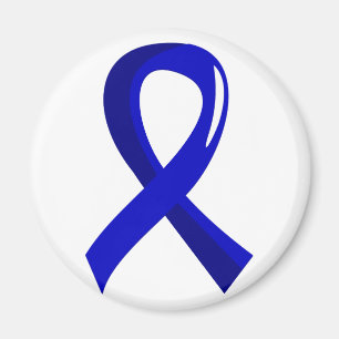 Imán Cáncer rectal Blue Ribbon 3