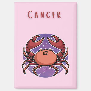 Imán Cáncer Rosa, zodiaco, impresión de signo estelar