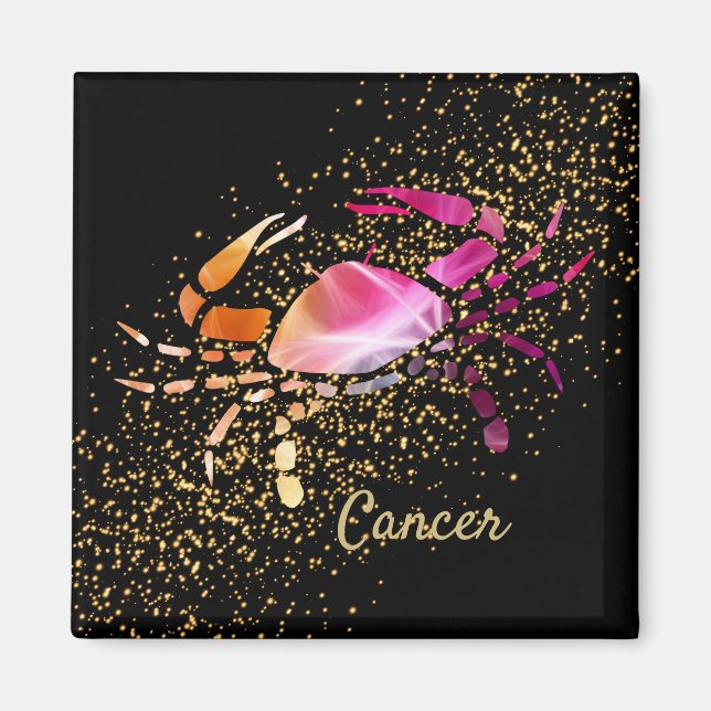 Imán Cáncer - Rótulo Zodiaco (Frente)