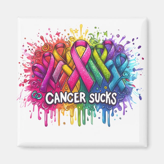 Imán Cáncer Sucks (Frente)