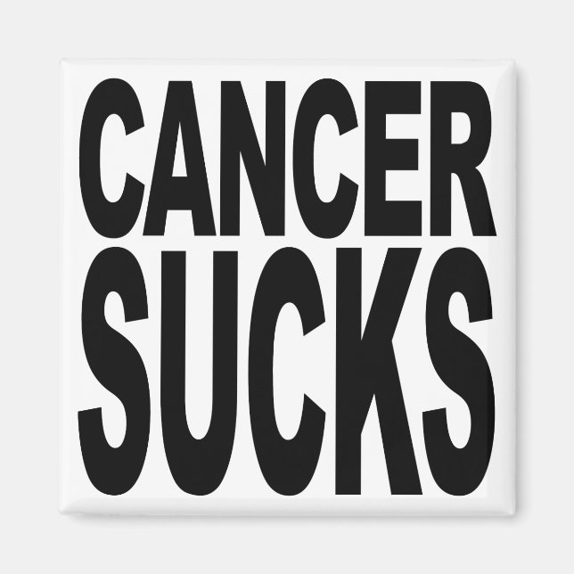 Imán Cáncer Sucks (Frente)