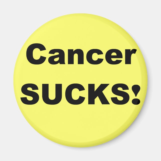 Imán Cáncer Sucks (Frente)