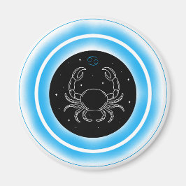 Imán Cancer Symbol – Minimal Astrology Emblem