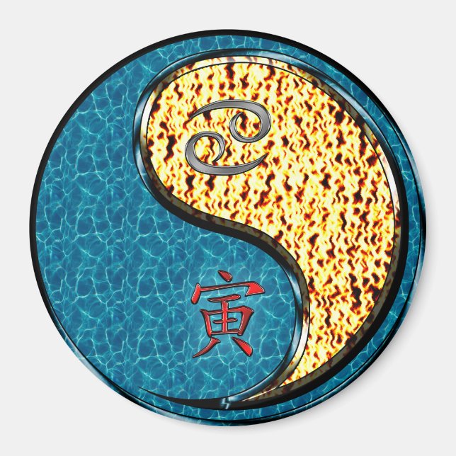 Imán Cáncer & Tigre de Fuego (Frente)