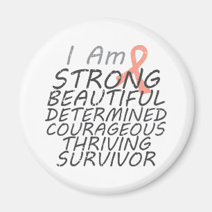 Imán Cáncer uterino soy superviviente fuerte