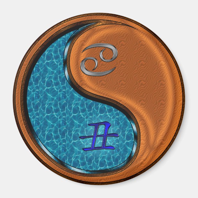 Imán Cáncer y Buey de Madera (Frente)