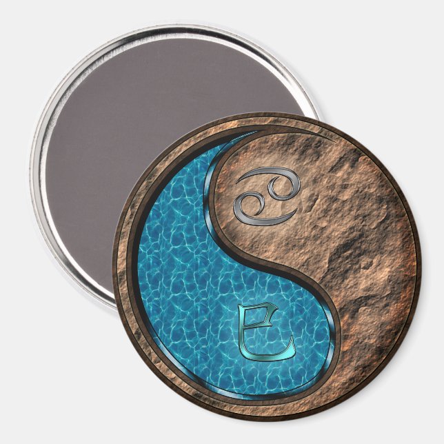 Imán Cáncer y Serpiente de Tierra (Anverso/Reverso)