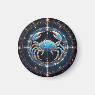 Imán Cáncer Zodiac Sign elegante