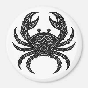 Imán Cáncer — Zodiaco Cangrejo de Tinta Embrujada