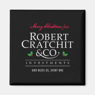 Imán Canción de Navidad Robert Bob Cratchit Ebenezer Sc