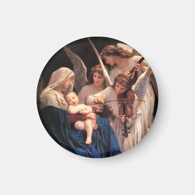 Imán Canción inspiradora de los ángeles (Frente)