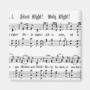 IMÁN CANCIÓN SANTA DEL NAVIDAD DE LA PARTITURA DE LA