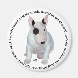 Imán Canciones para Cachorros de Bull Terrier