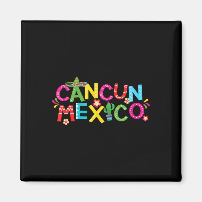 Imán Cancún México 1 (Frente)