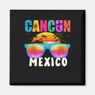 Imán Cancun México 2025 Vacation Beach Matching Family