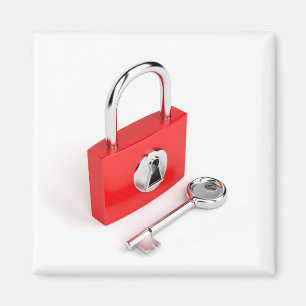 Imán Candado y llave