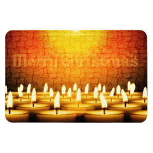 Imán Candelas en llamas - Feliz Navidad