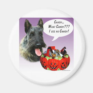 Imán Candía de Halloween de ScottishTerrier