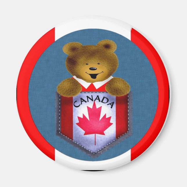 Imán Candian Pocket Bear (Frente)