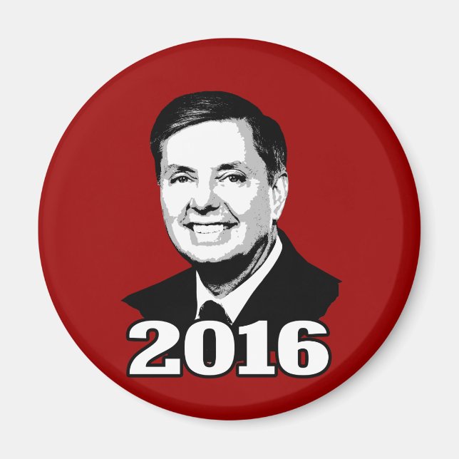 IMÁN CANDIDATO DE LINDSEY GRAHAM 2016 (Frente)