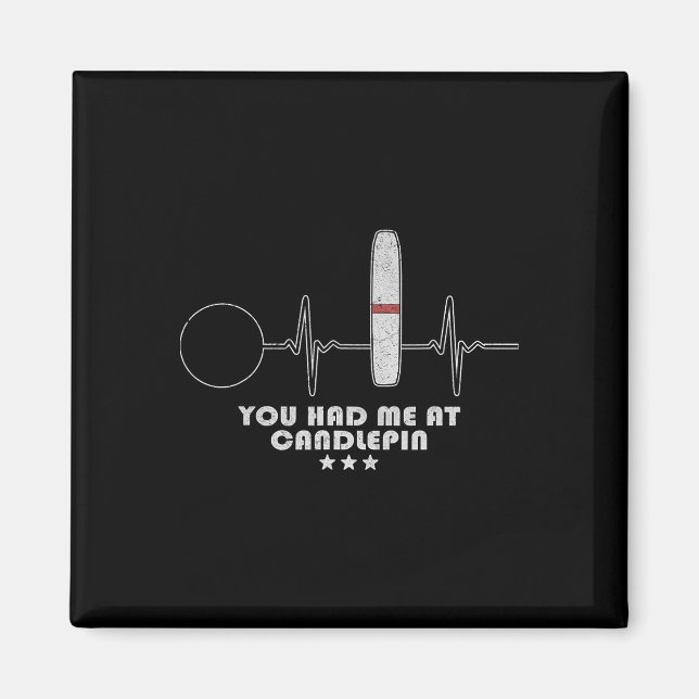 Imán Candlepin Bowling Heartbeat Bowler (Frente)