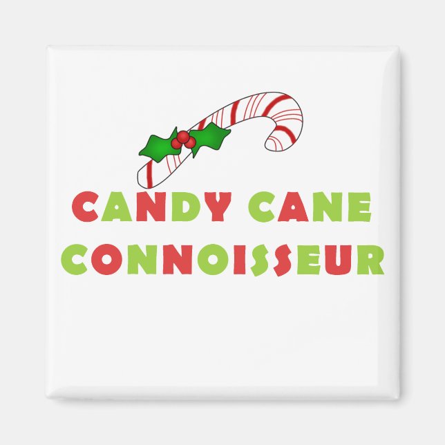 Imán Candy Cane camisetas y regalos de connotación (Frente)